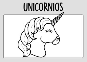 Dibujos de Unicornios para colorear