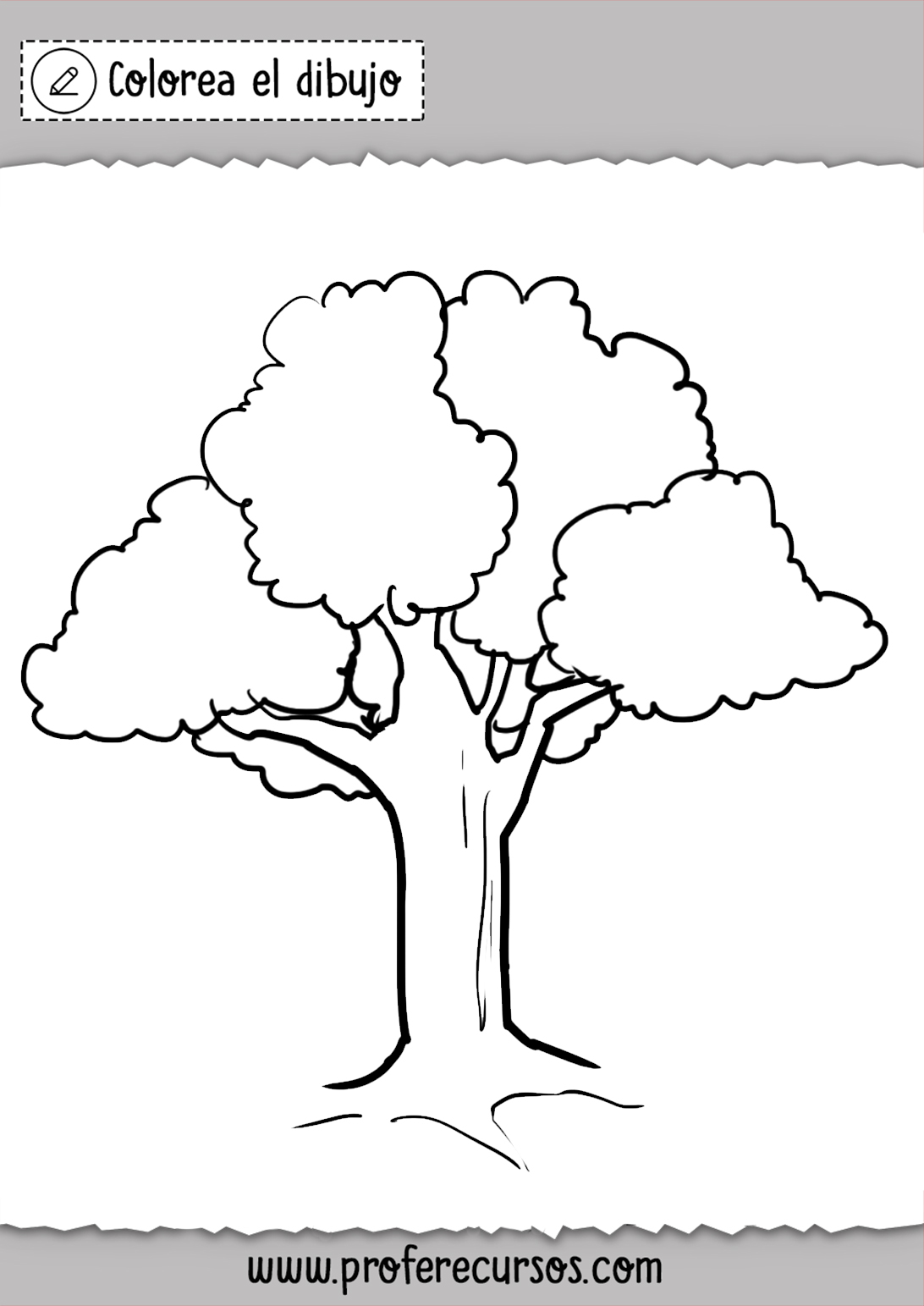 Dibujos de Arboles para colorear