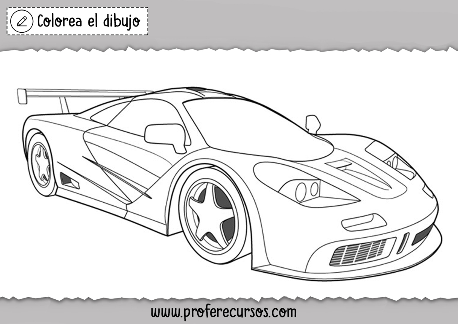 Dibujos de Autos para colorear