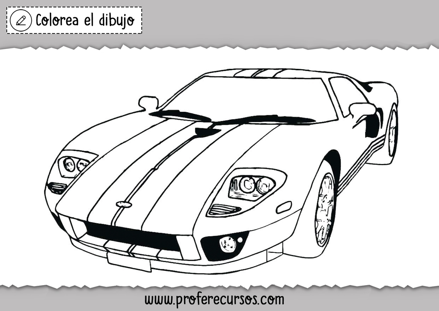 Dibujos de Carros de carreras