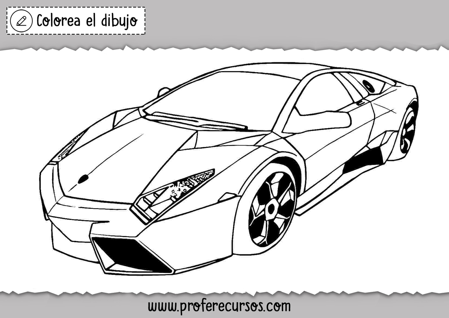 Dibujos de Carros para colorear