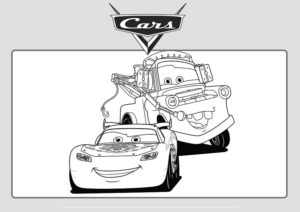 Dibujos de Cars para niños para colorear