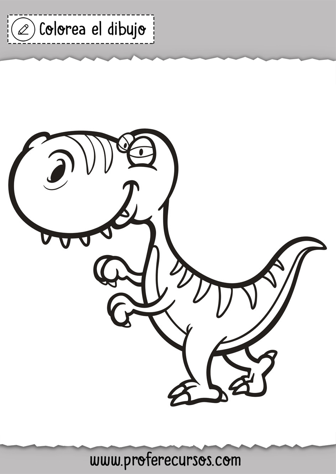 Dibujos de Dinosaurios para Colorear