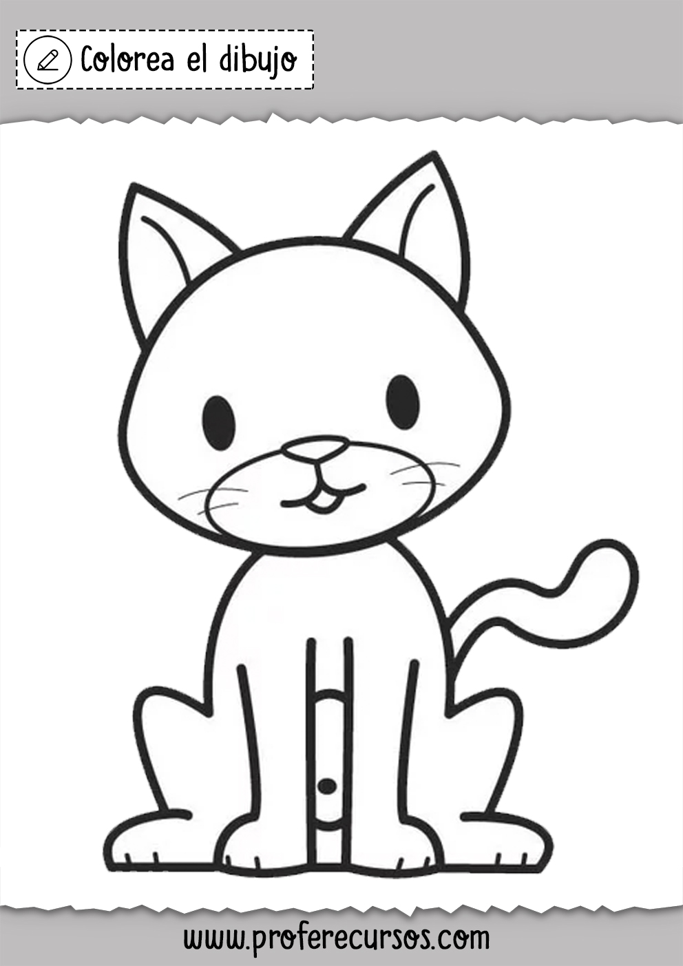 Dibujos de Gatos Para Colorear