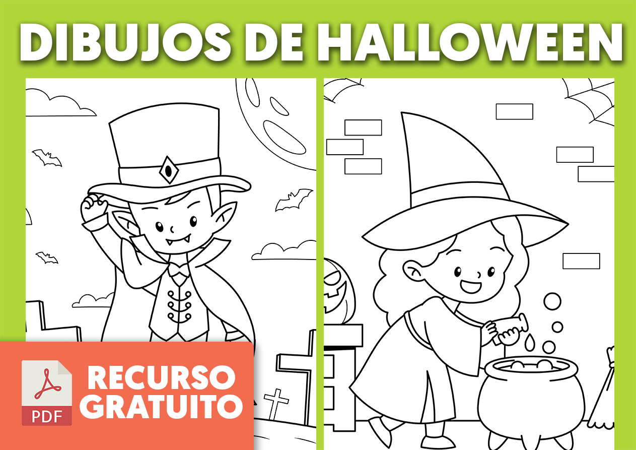 Dibujos de halloween para niños