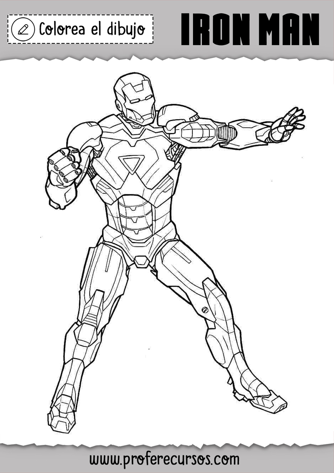 Dibujos de Iron Man