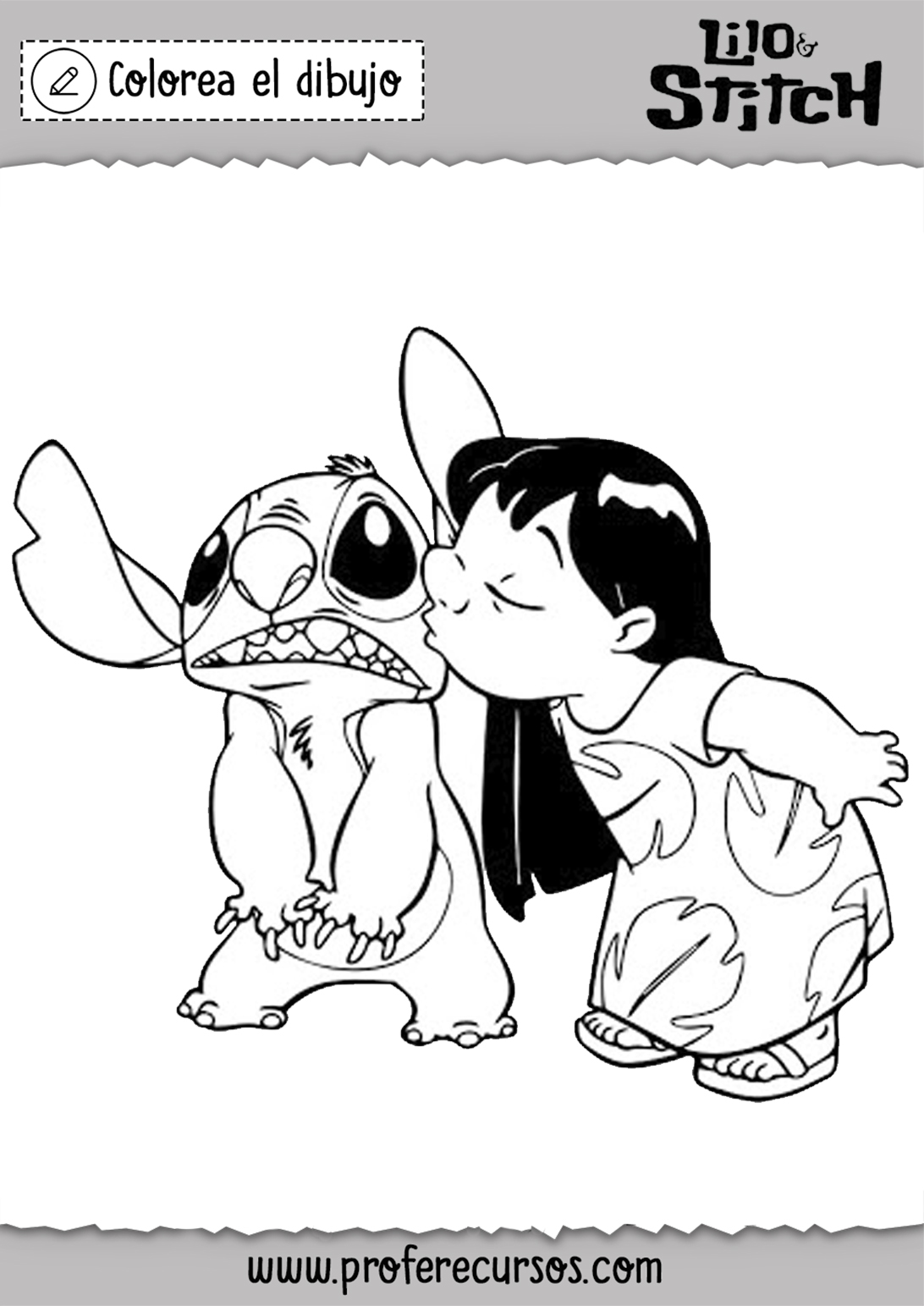 Dibujos de Lilo y Stitch