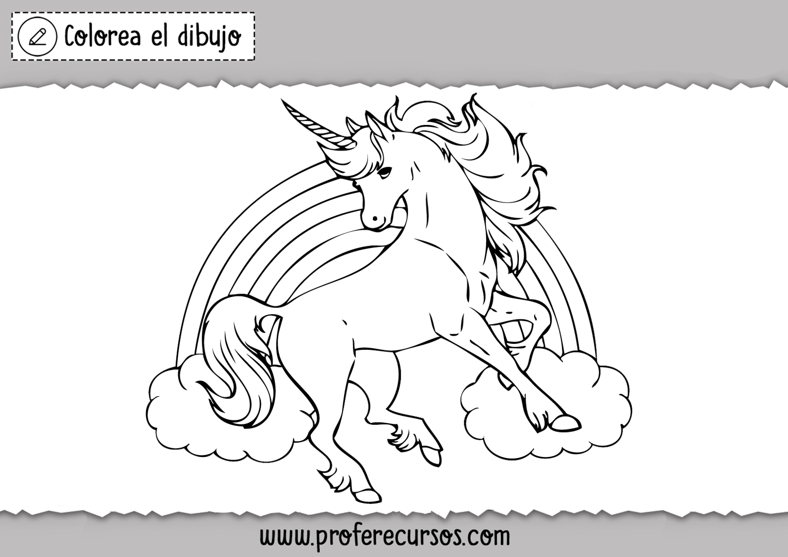 Dibujos de Unicornios Colorear