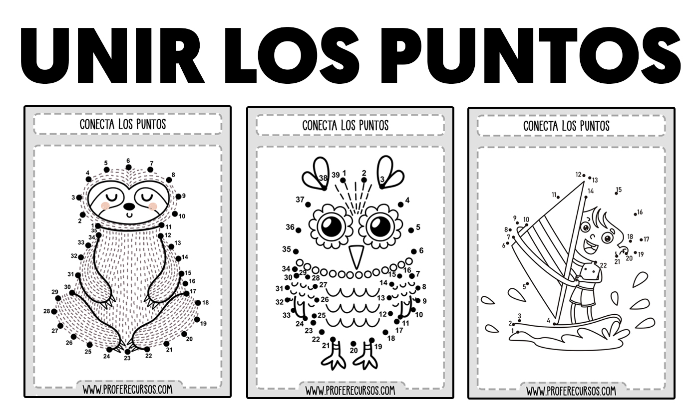 Dibujos de unir los puntos