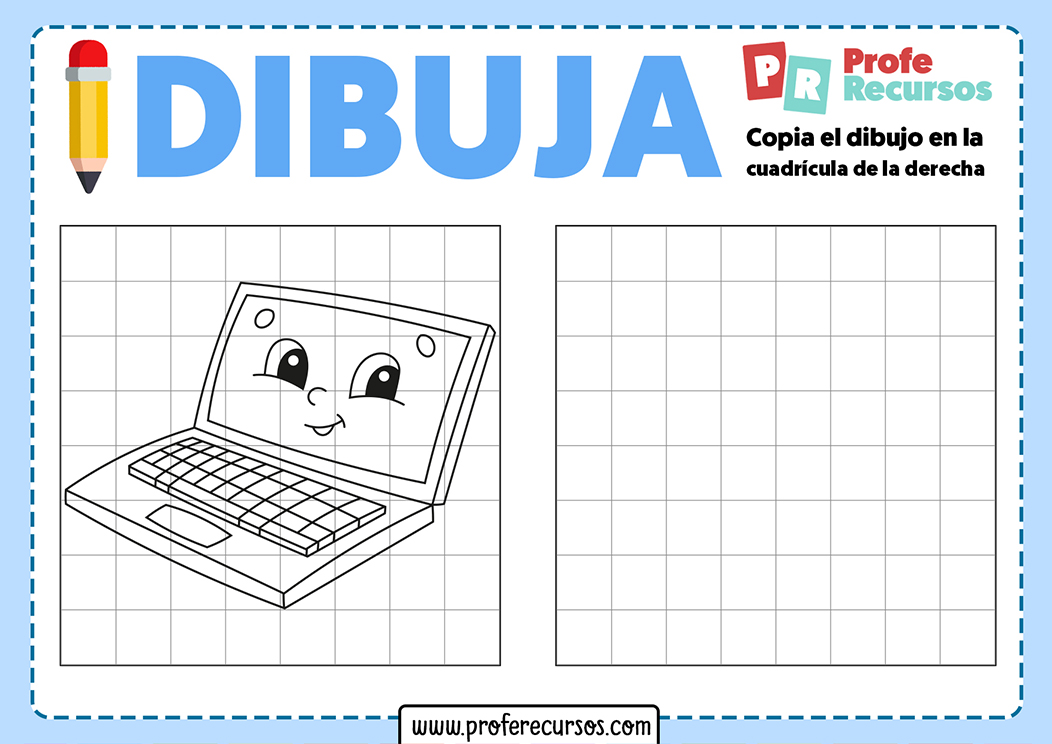 Dibujos en cuadrícula para niños