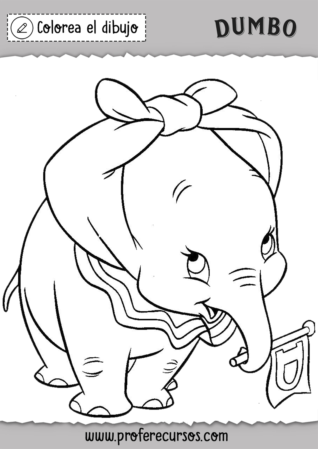 Dibujos para colorear de Dumbo