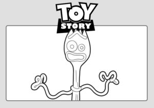 Dibujos para pintar de Toy Story 4
