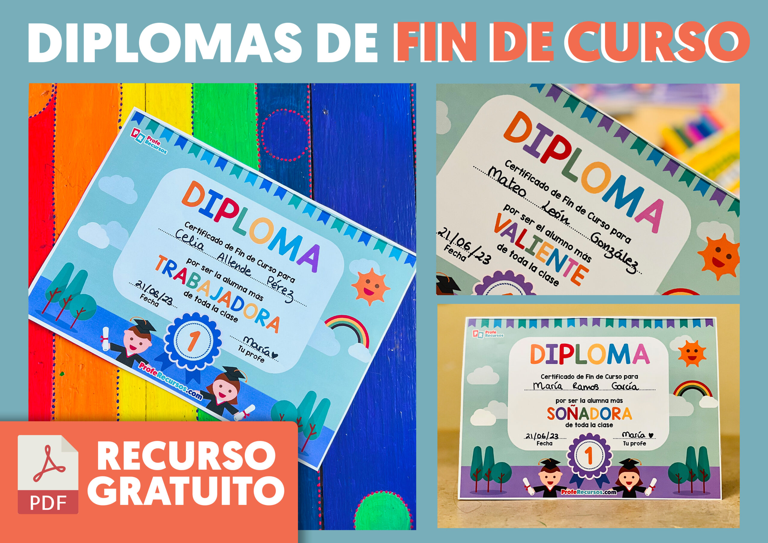 Diplomas de fin de curso