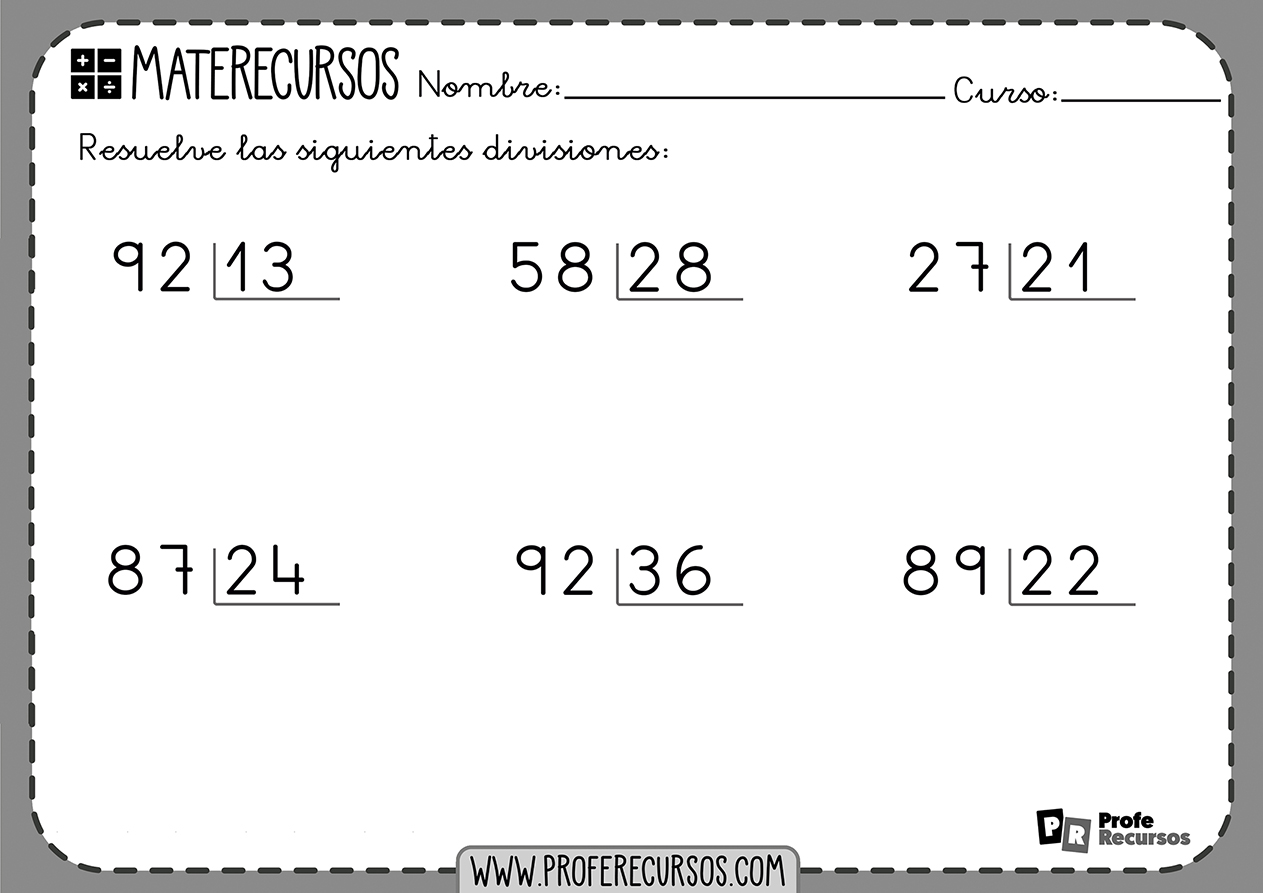 Divisiones por 2 cifras con decimales