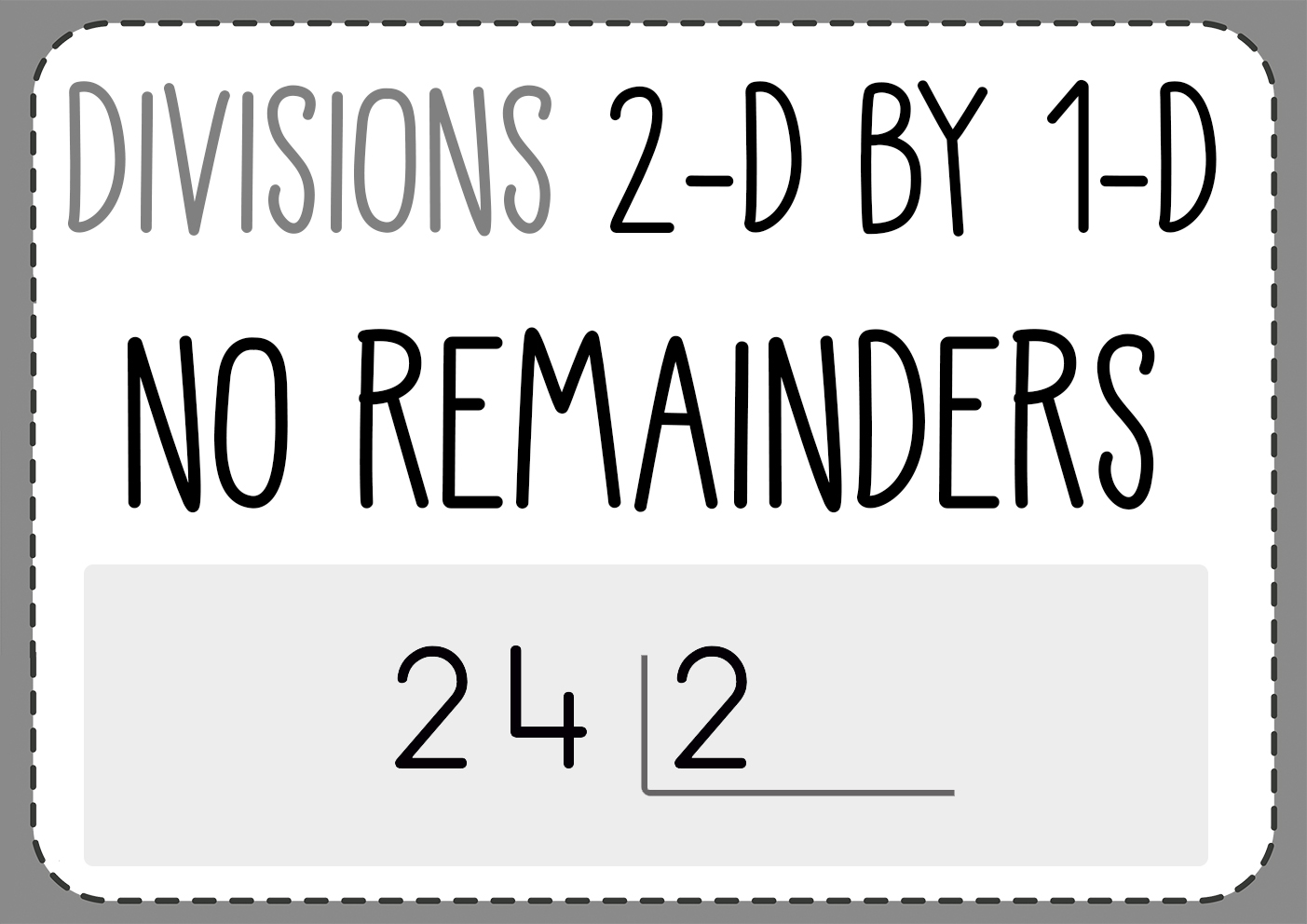 2 Digit By 1 Digit Division Worksheets