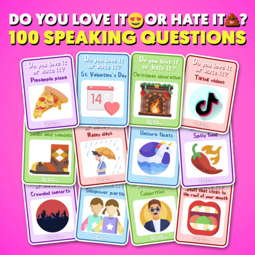 Do you love it or hate it-speaking game