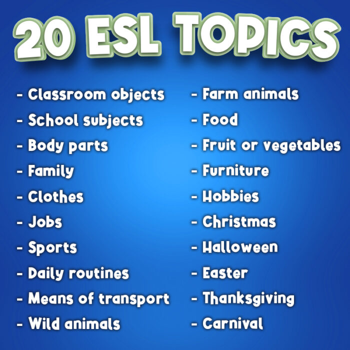 Esl games for kids