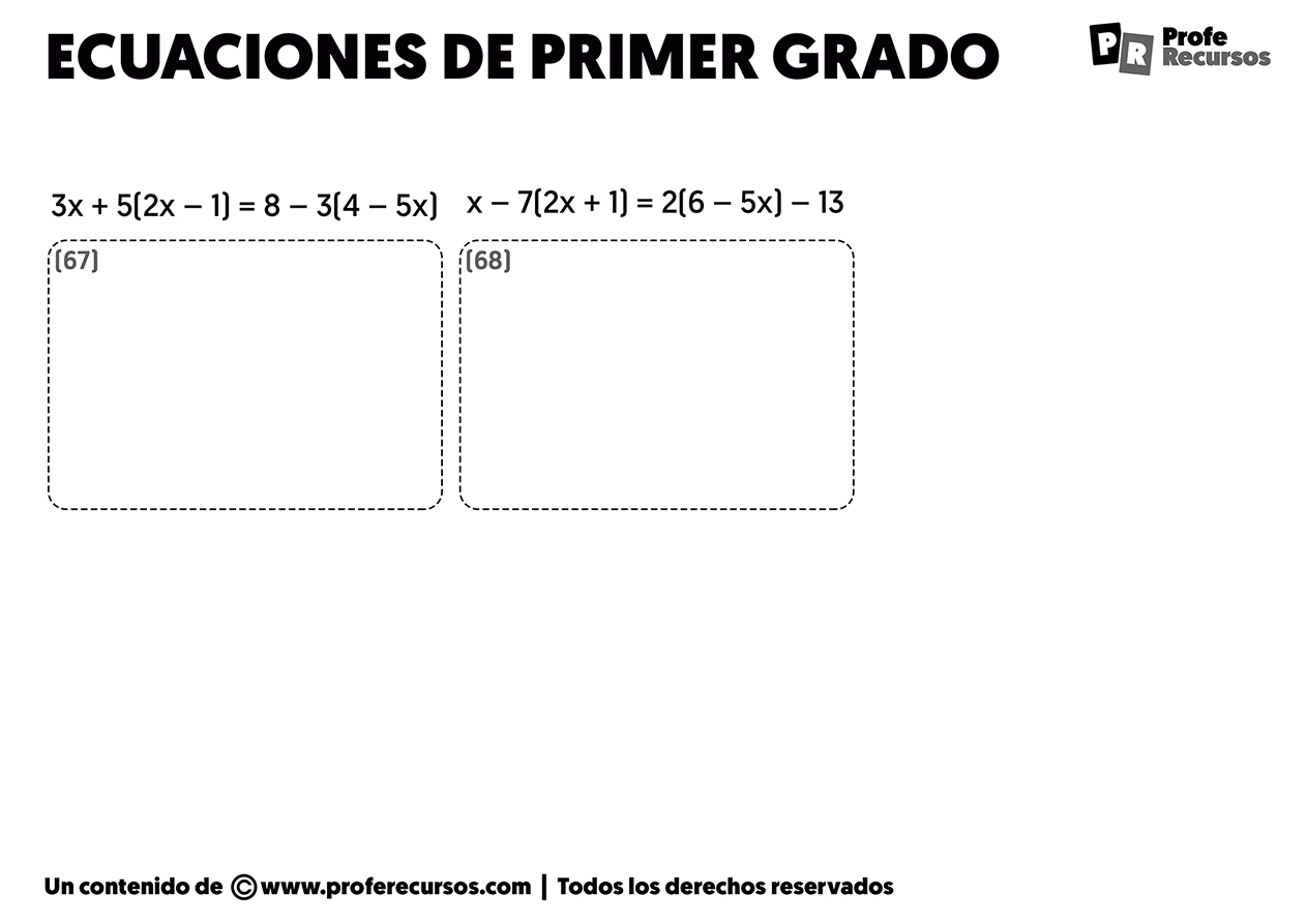 Ecuaciones pdf imprimir