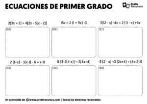 Ecuaciones con una incognita