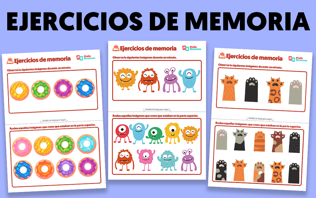 Ejercicios de memoria para niños