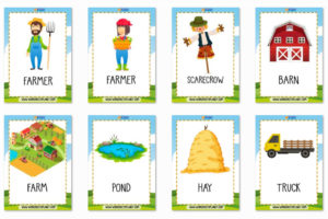 Farm-vocabulary-flashcards