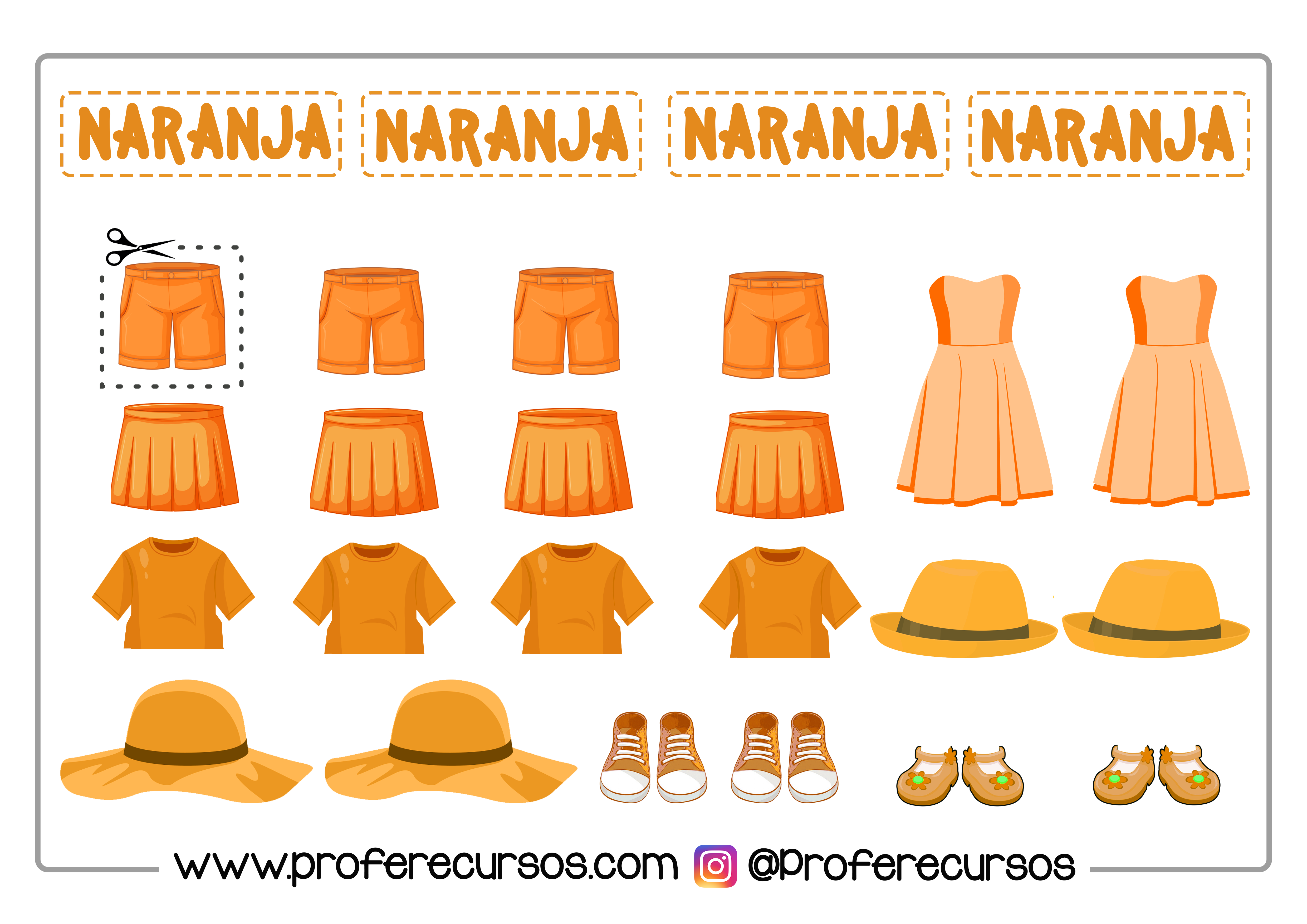 Ficha-aprender-colores-naranja