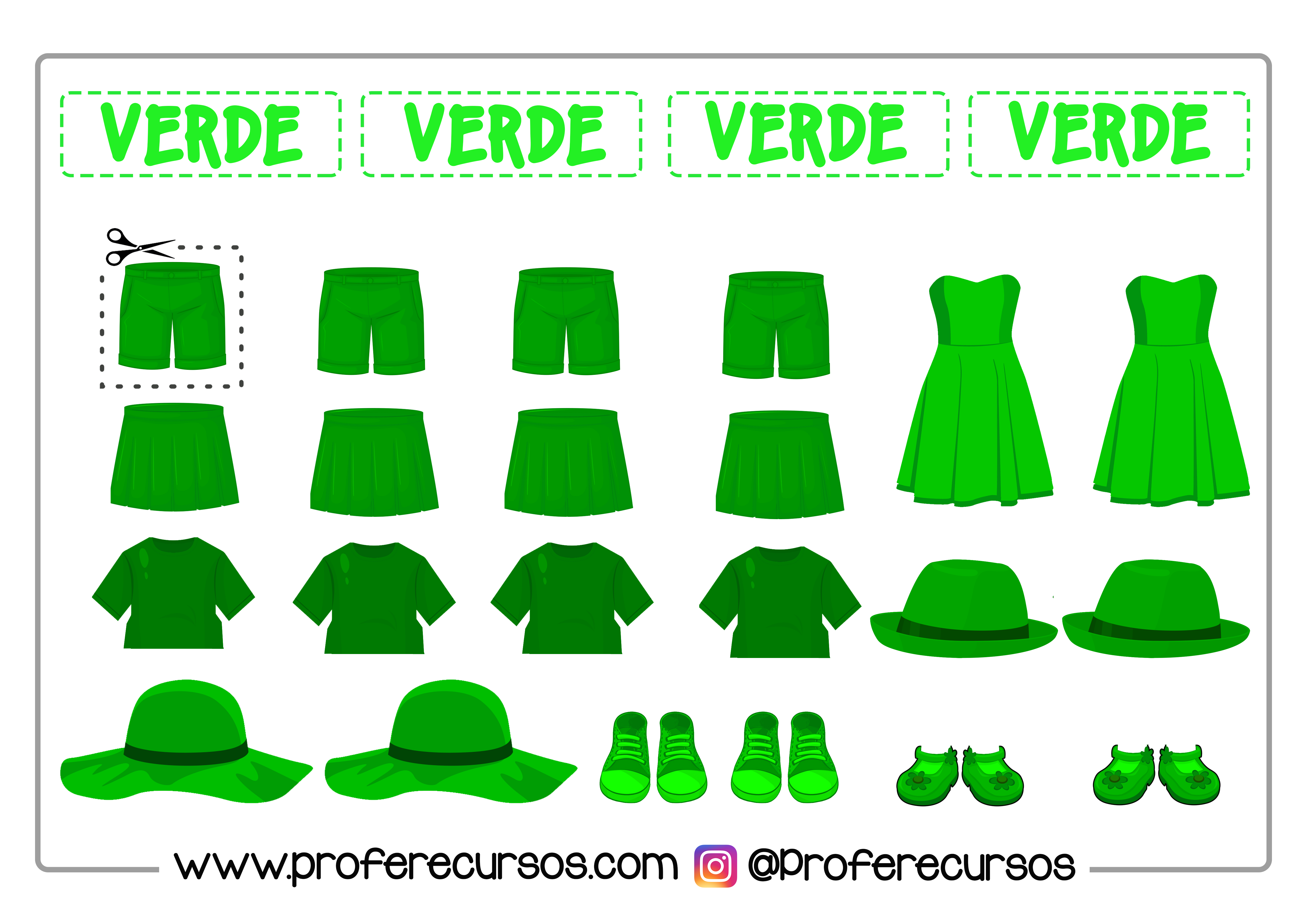 Ficha-aprender-colores-verde