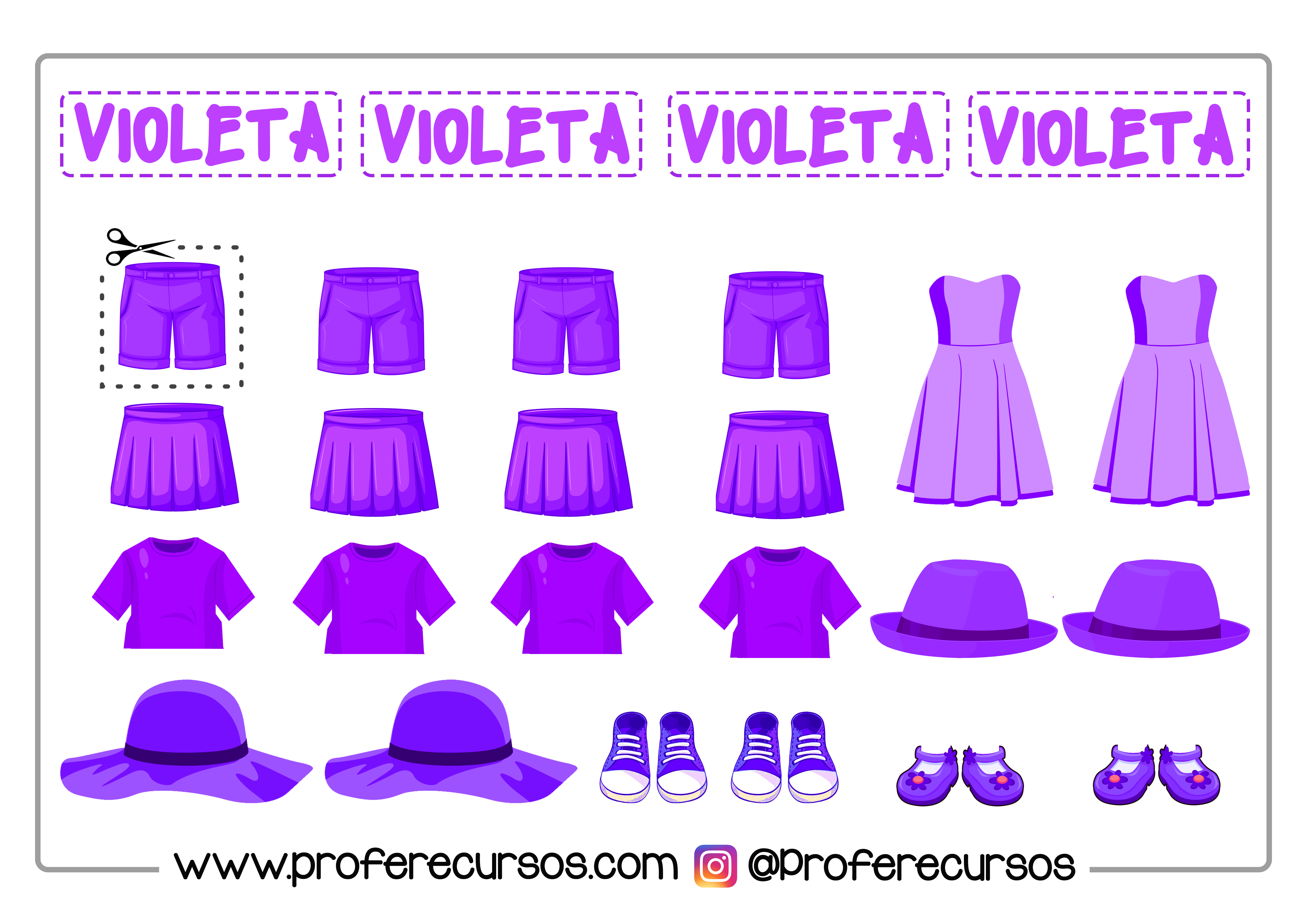 Fichaaprendercoloresvioleta