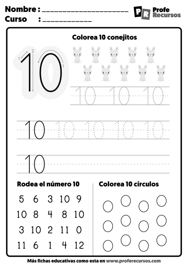 Ficha del número 10