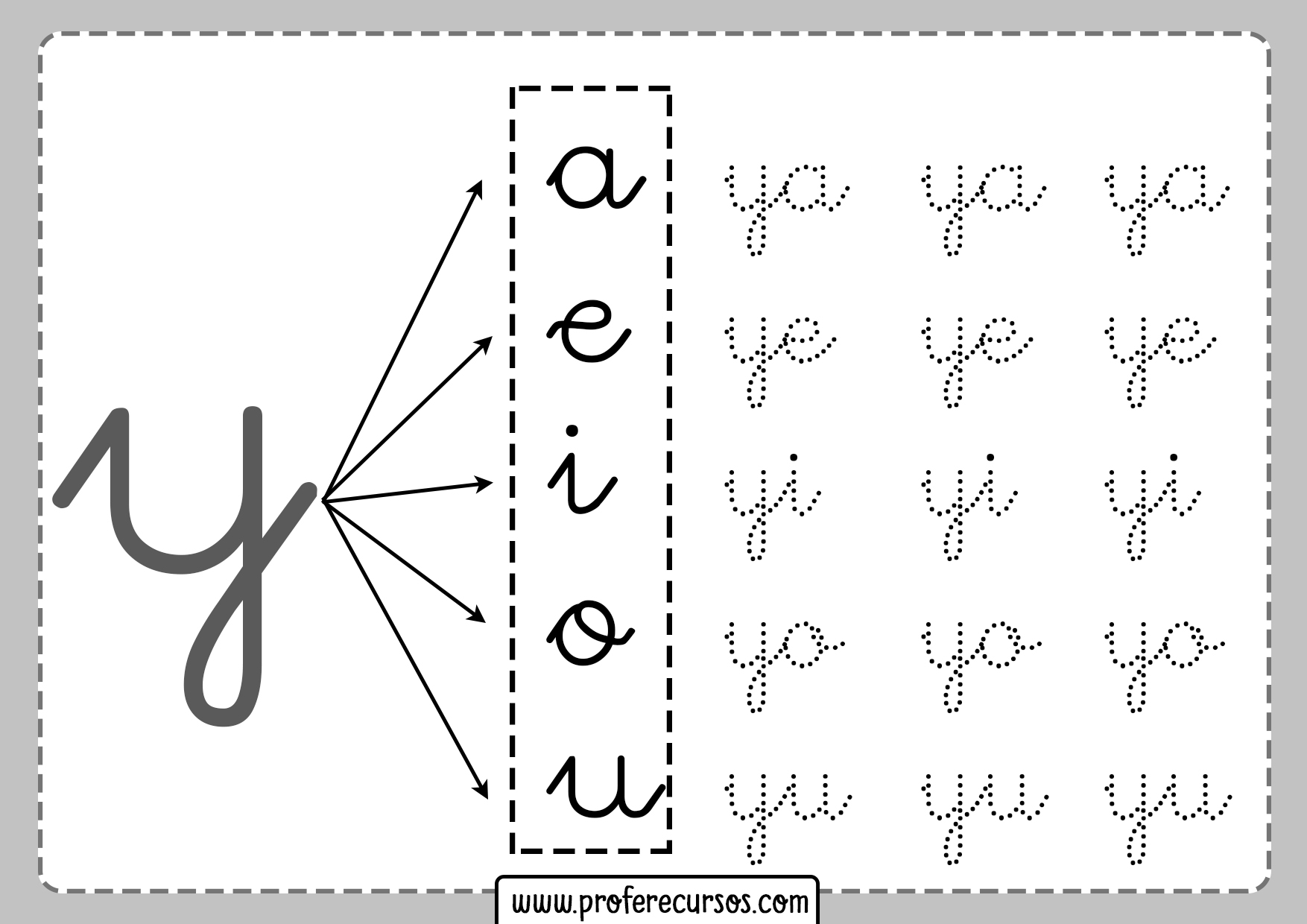 Fichas Silabas Directas Letra Y ya ye yi yo yu.