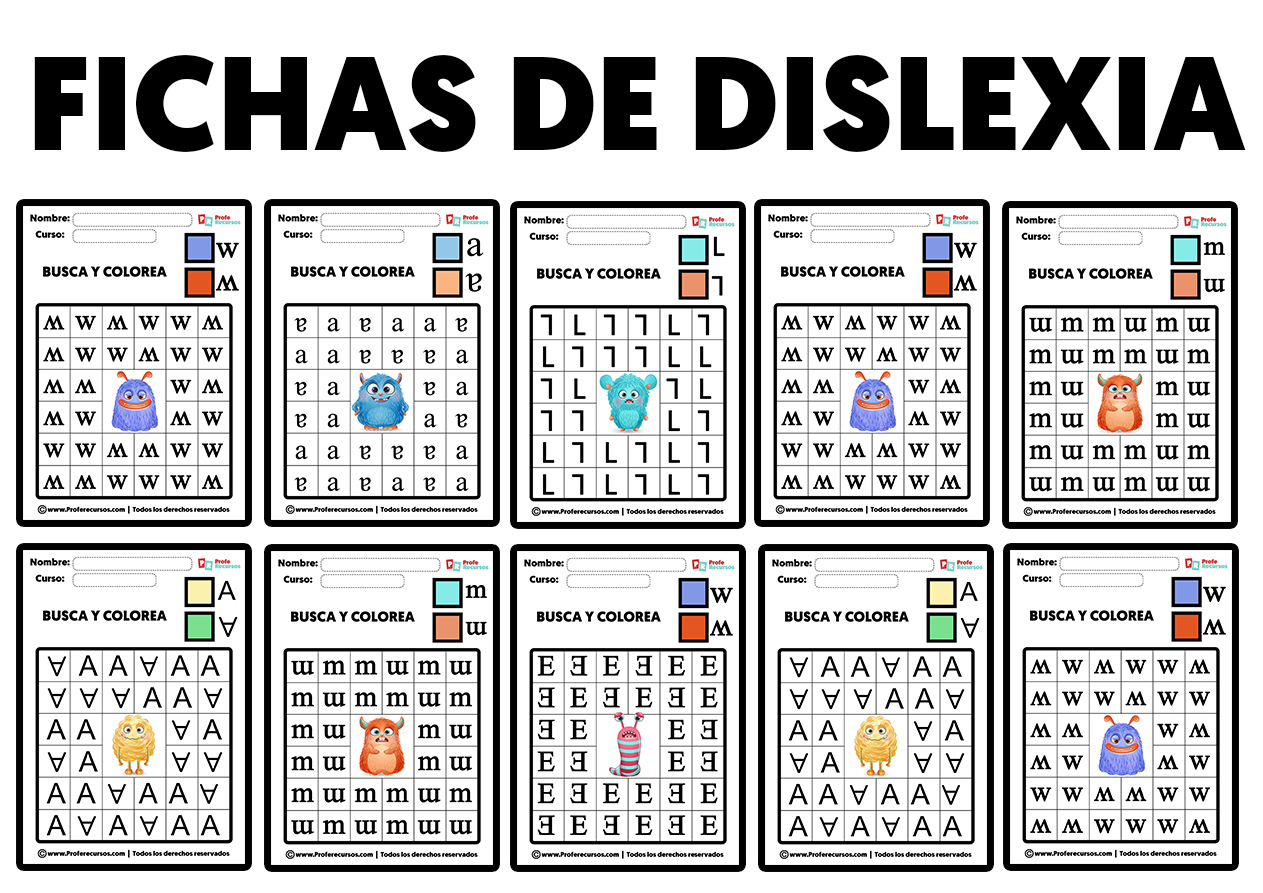 Fichas de dislexia