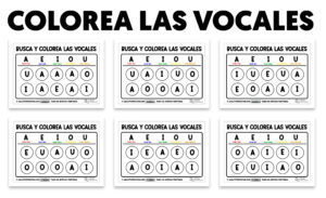 Fichas de las vocales