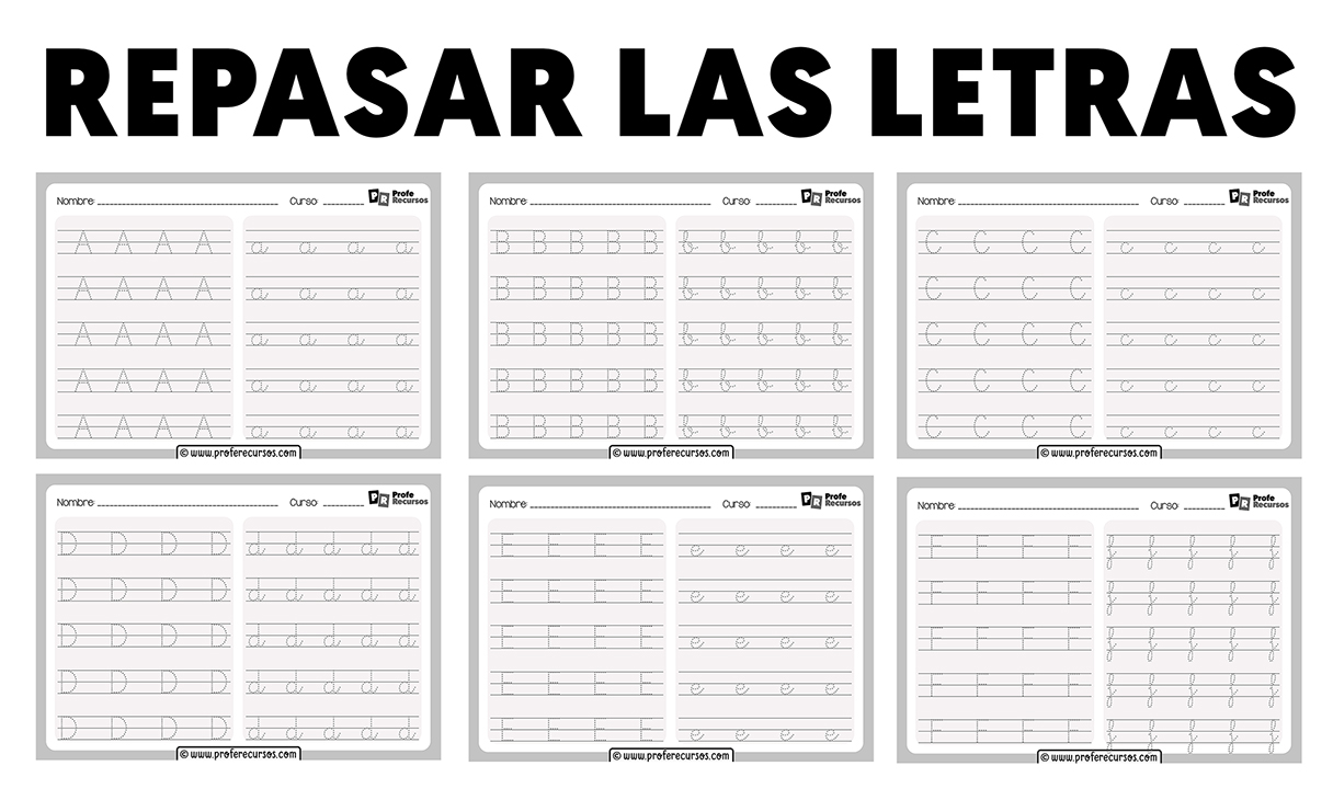 PLANTILLAS PARA TRABAJAR LAS LETRAS EN MAYÚSCULA Y MINÚSCULA