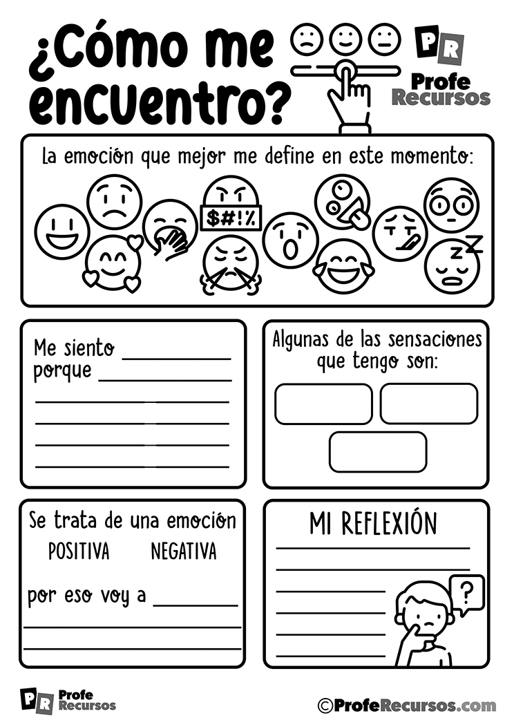 Fichas para trabajar las emociones