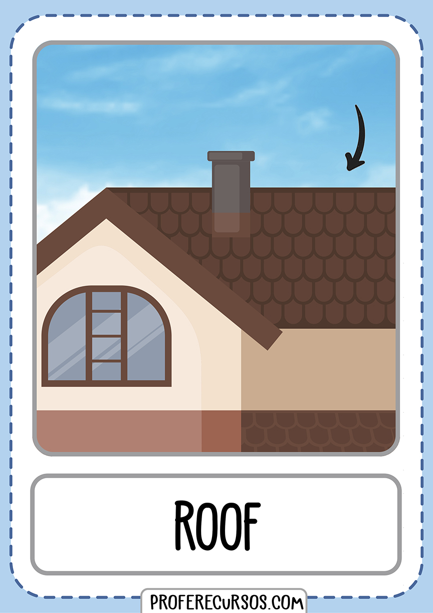 Flashcards House Parts Roof