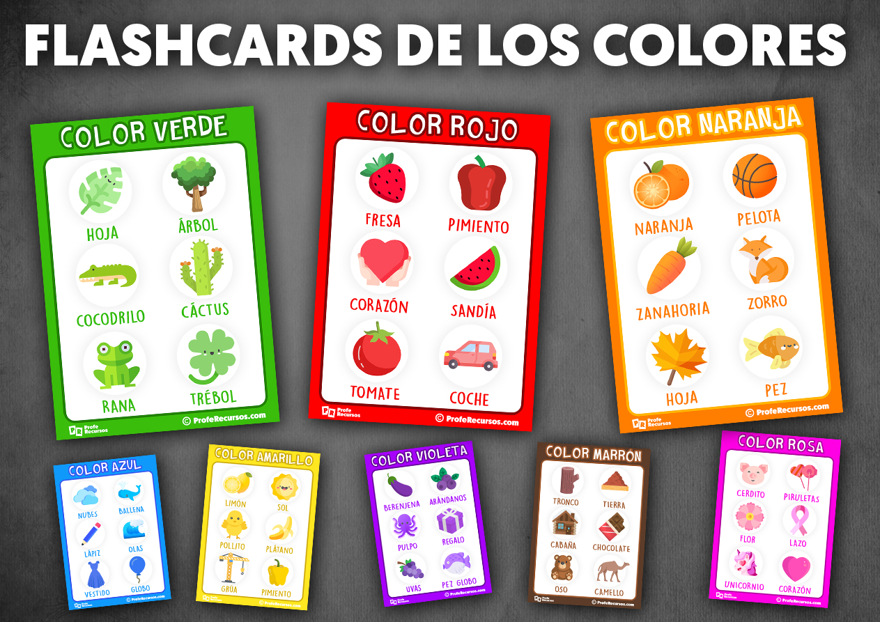 Aprender Los Colores  Material educativo para Niños