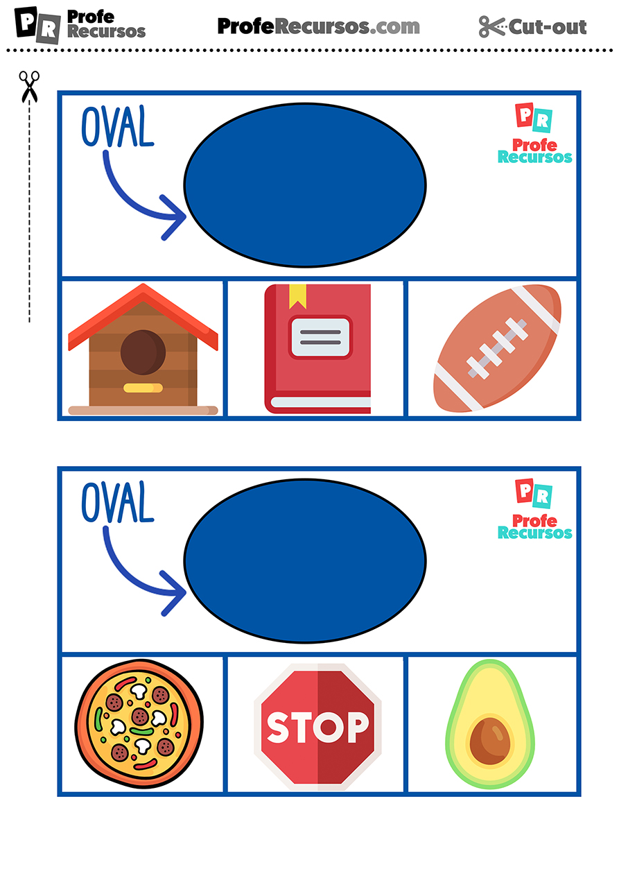 Formas geometricas en ingles para niños