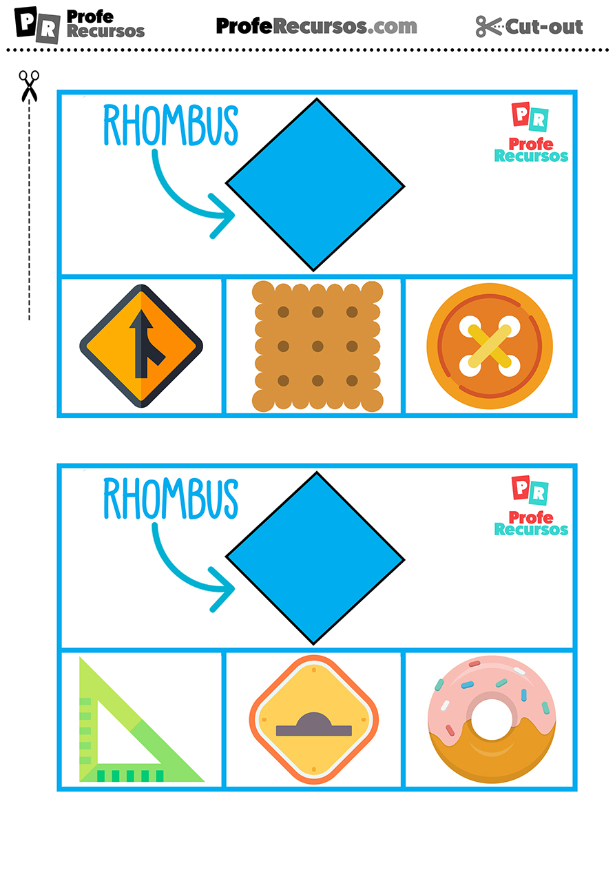 Formas geometricas flashcards ingles