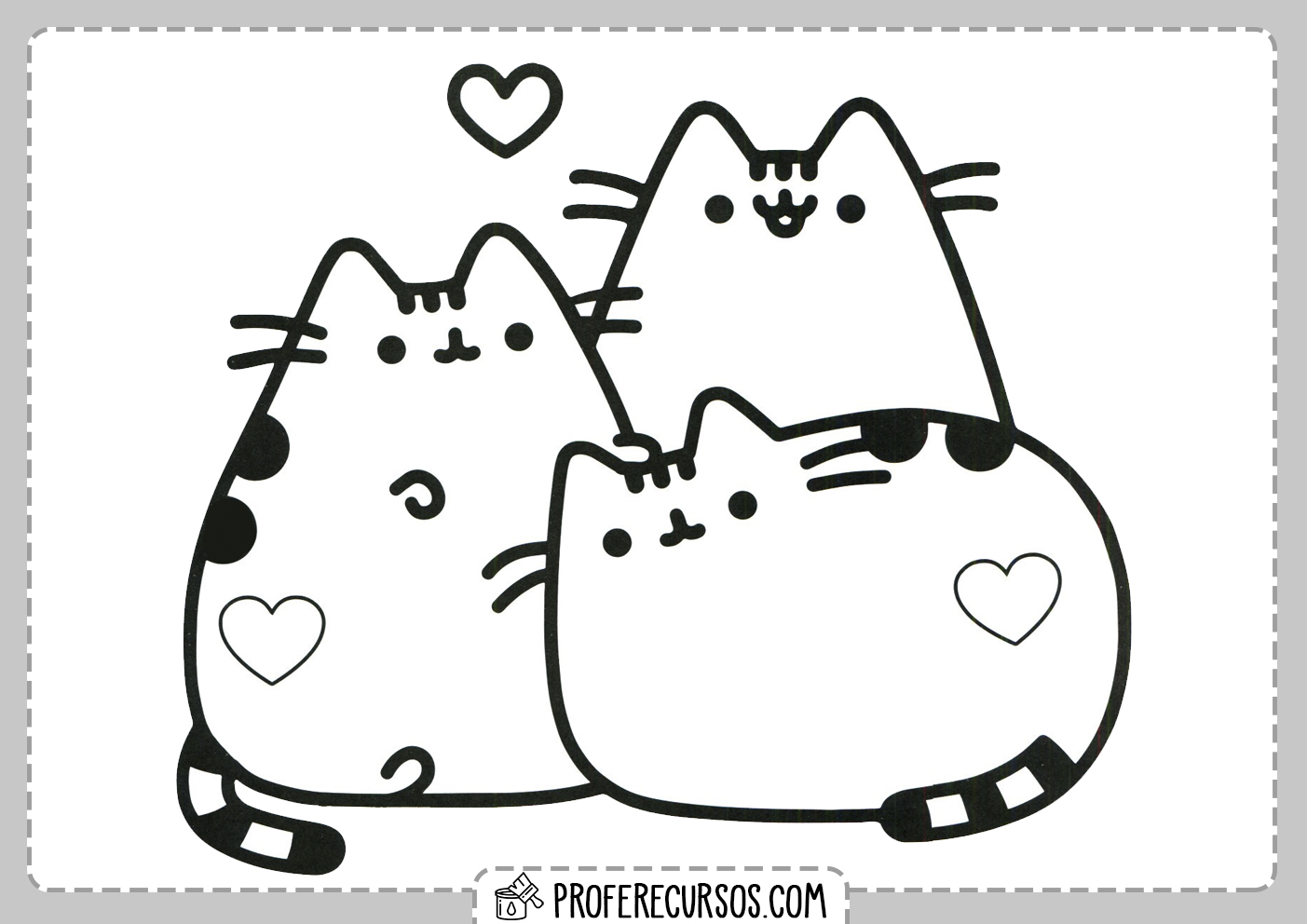 Gatitos Dibujos Kawaii