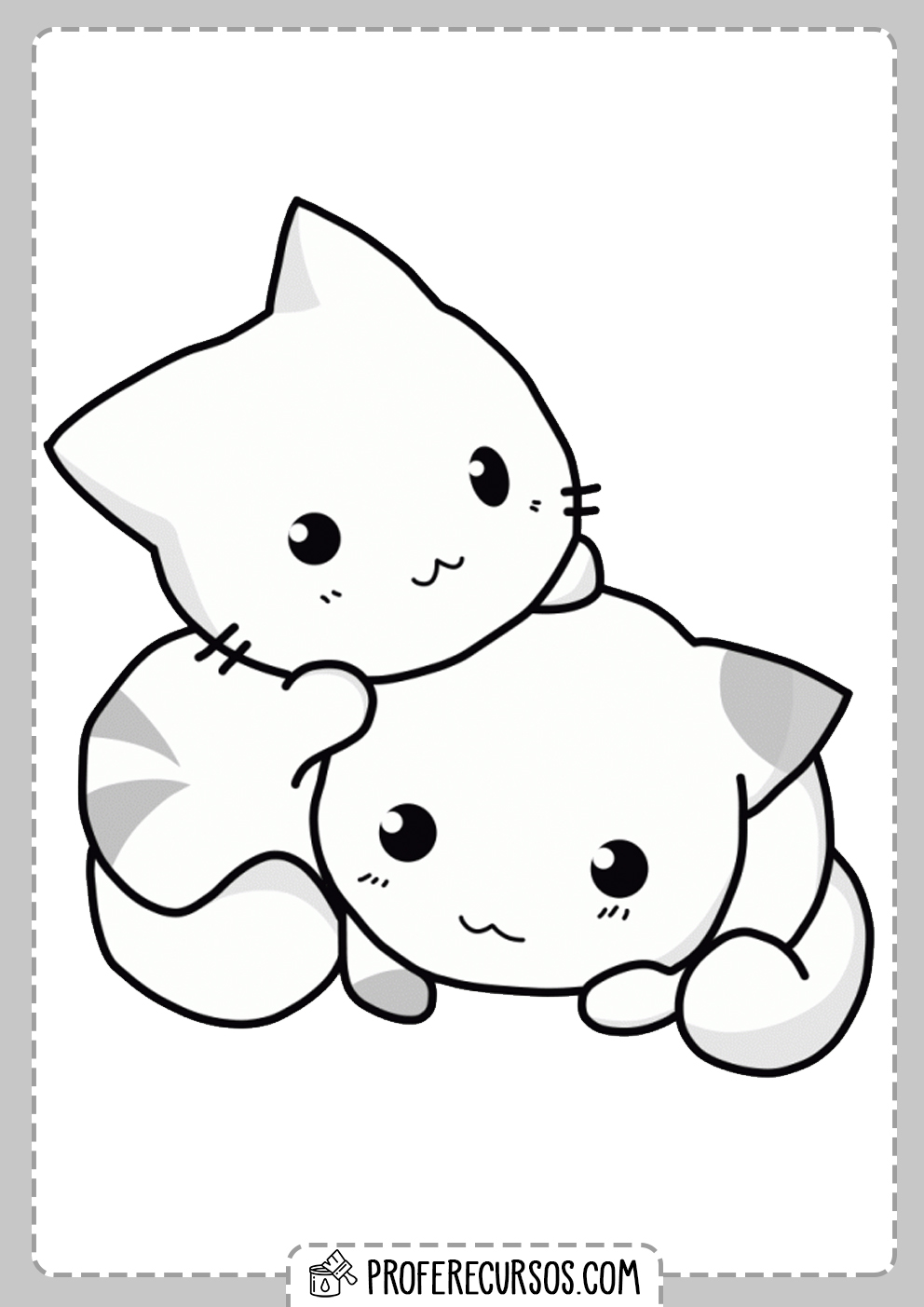 DIBUJOS KAWAII para COLOREAR | SUPER Pack para Imprimir