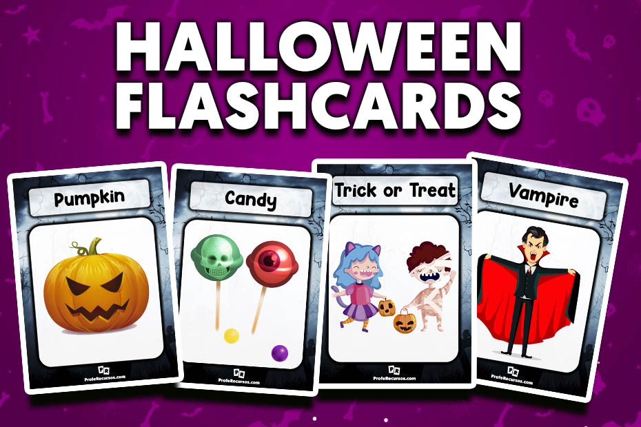 Halloween flashcards vocabulary