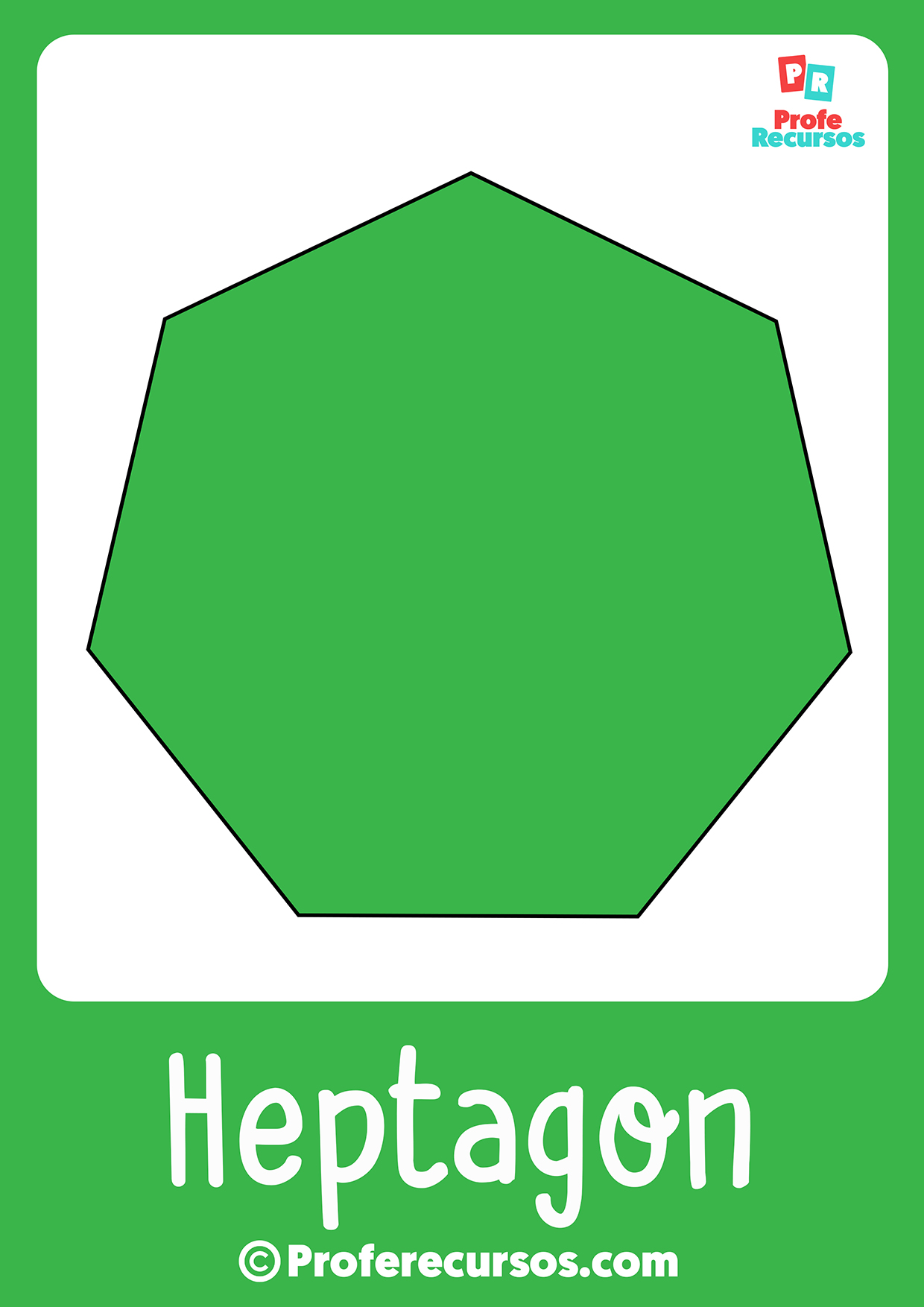 Heptagon shape