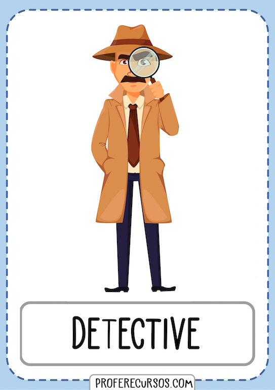 Jobs Professions Vocabulary Detective