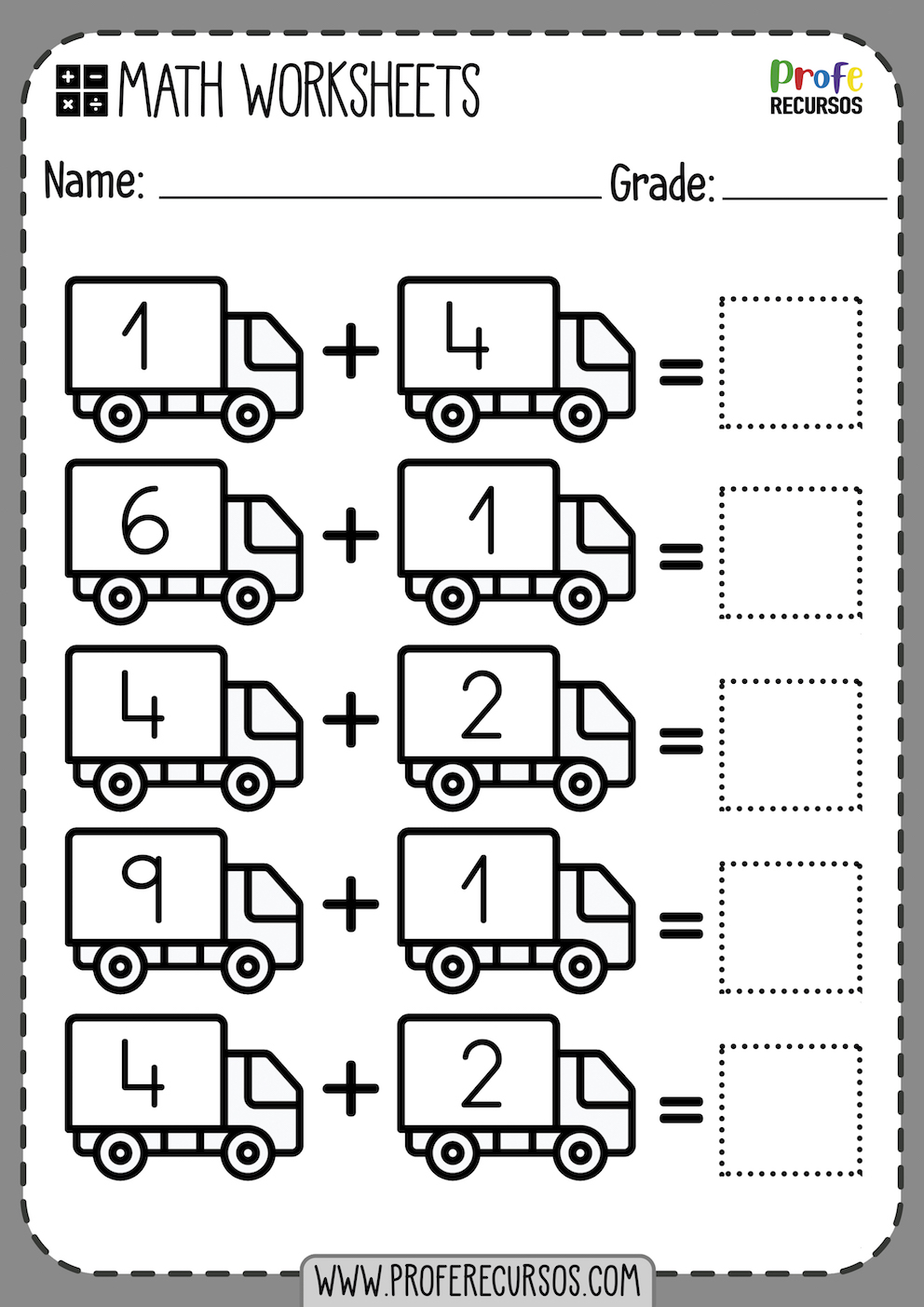 Kindergarten Math Worksheets