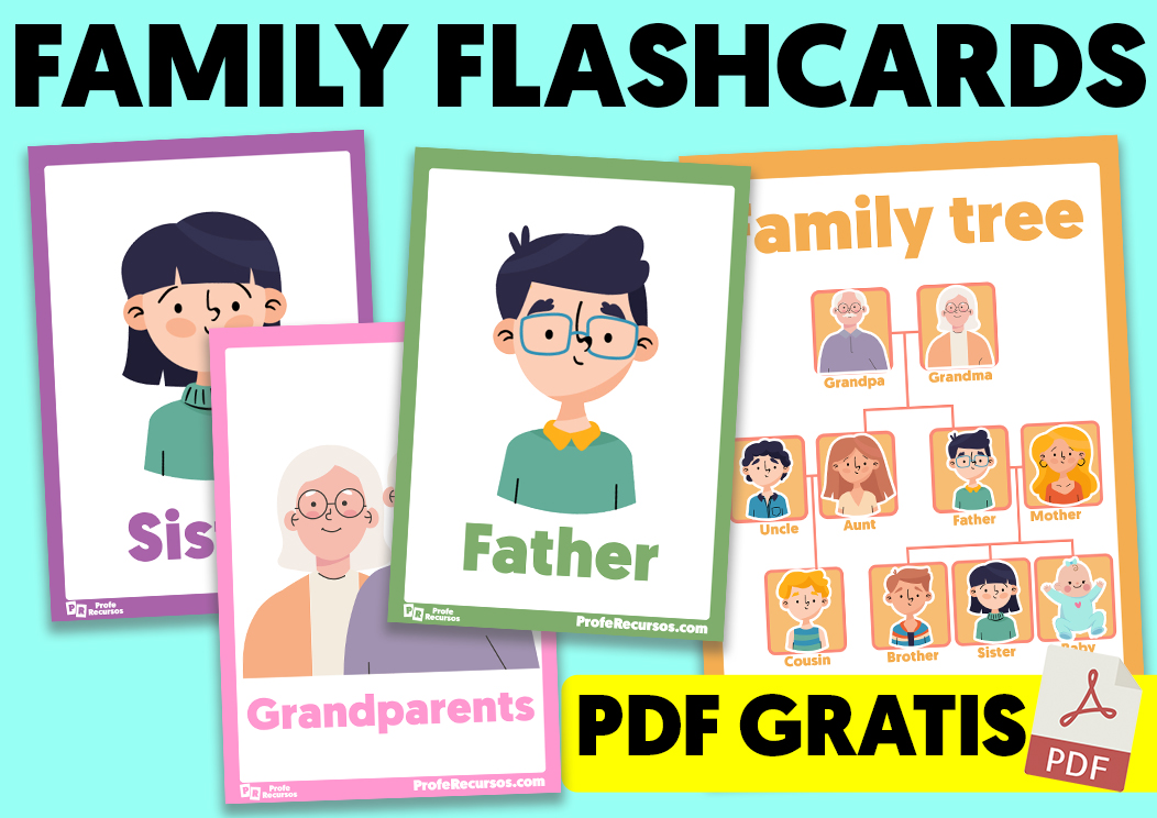 The Family Flashcards - Las Tarjetas De La Familia