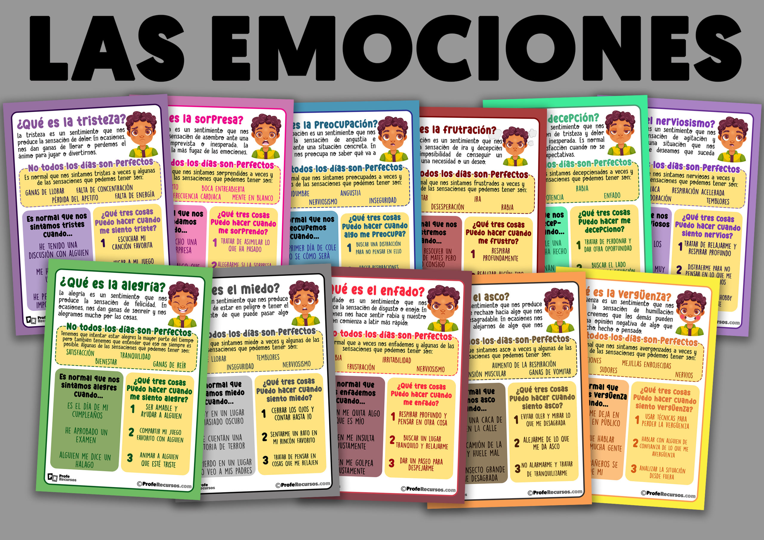 Las emociones para niños