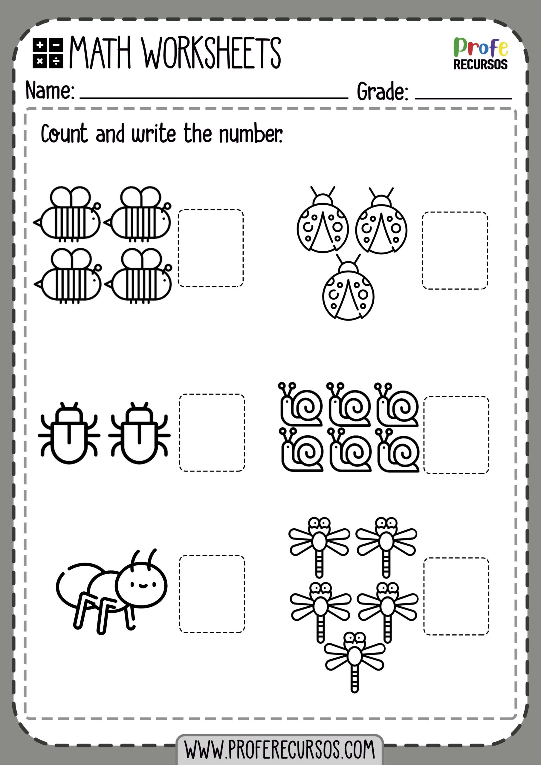 Learning Counting Numbers for Kindergarten