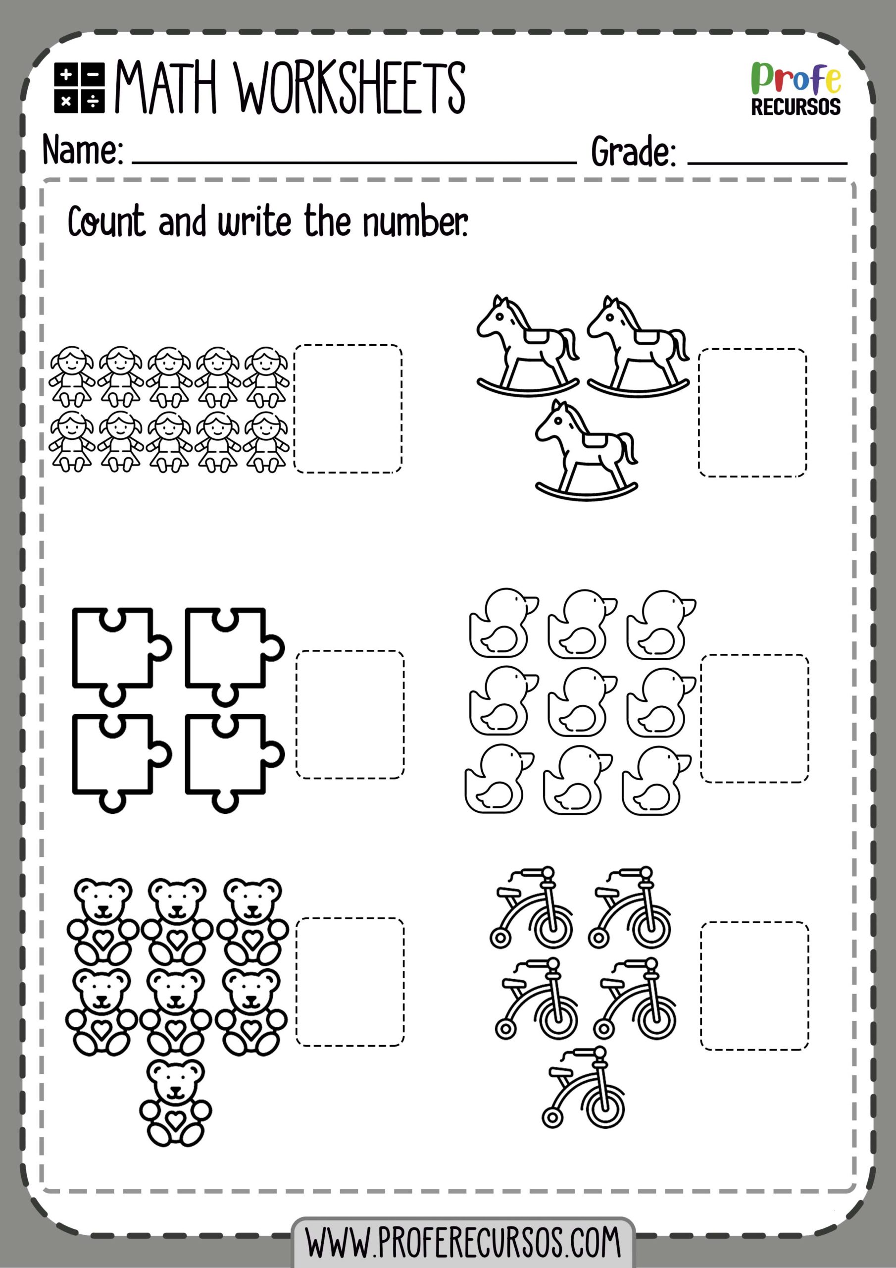 Kindergarten Worksheets Counting Worksheets Count The Counting 