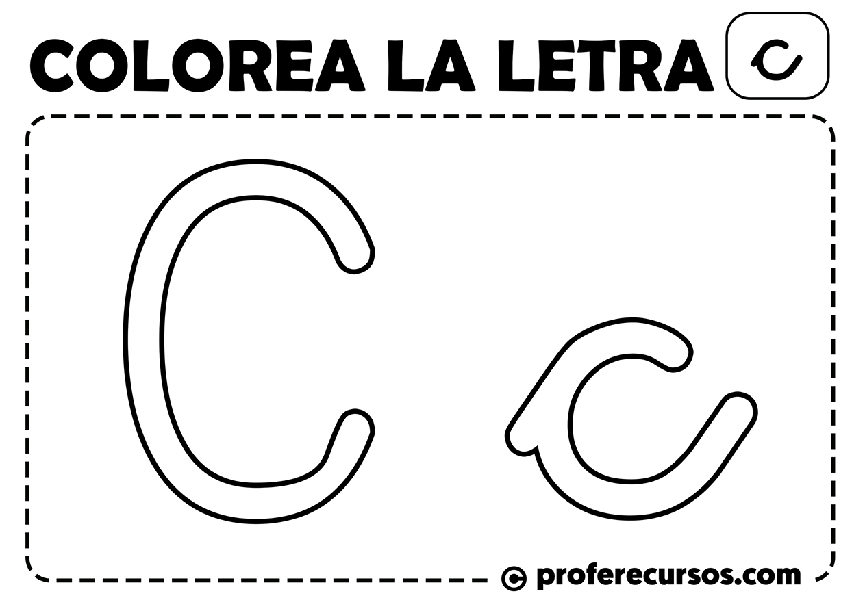 Letras para Colorear | ABECEDARIO COMPLETO para Colorear