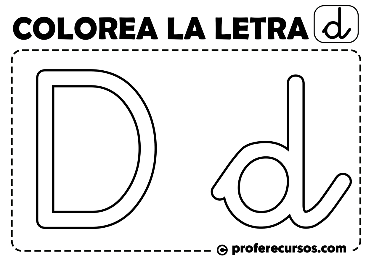 Letras para Colorear | ABECEDARIO COMPLETO para Colorear